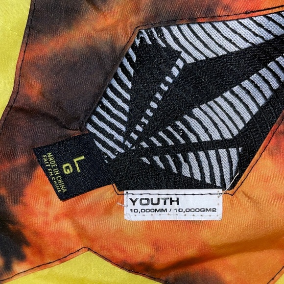 Volcom Snow Jacket - YL - Orange and black - Picture 15 of 15